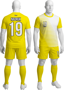 Komplet sportowy P_87 piłkarski koszulka + spodenki 