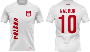 Koszulka biała kibica polski POL_79  patriotus 