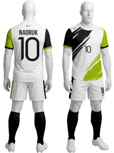 Komplet sportowy P_627 piłkarski koszulka + spodenki