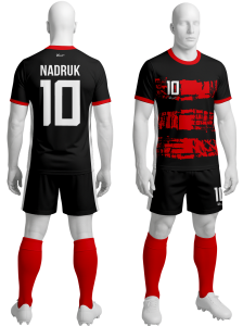 Komplet sportowy P_633 piłkarski koszulka + spodenki