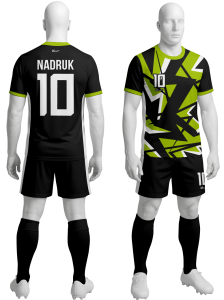 Komplet sportowy P_634 piłkarski koszulka + spodenki