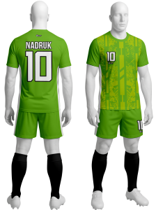 Komplet sportowy P_636 piłkarski koszulka + spodenki