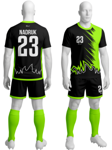 Komplet sportowy P_644 piłkarski koszulka + spodenki 