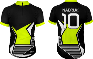 Koszulka rowerowa ROW_141 na rower z kieszenią 