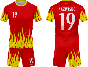 Komplet sportowy piłkarski koszulka + spodenki P_696