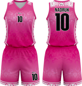 Komplet koszykarski damski koszulka i spodenki KOSZ_125