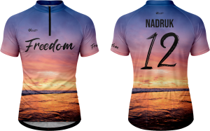 Koszulka rowerowa kolekcja FREEDOM model SUNSET ROW_269