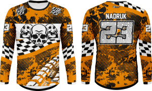 Bluza motocross enduro quad cross na motocykl quada czaska ride fast skull CROSS_200
