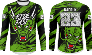 Bluza motocross enduro quad cross na motocykl quada smok ride fast dragon CROSS_202