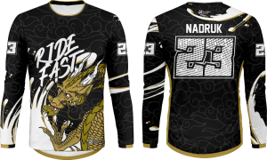 Bluza motocross enduro quad cross na motocykl quada smok ride fast dragon CROSS_203