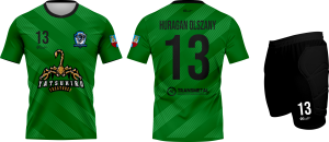 Huragan Olszany komplet bramkarski zielony