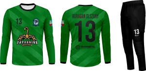 Huragan Olszany komplet bramkarski zielony