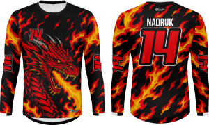 Bluza motocross enduro quad cross na motocykl quada wild animal smok CROSS_208