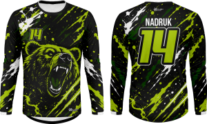 Bluza motocross enduro quad cross na motocykl quada wild animal niedźwiedź CROSS_209
