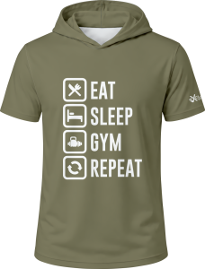 Koszulka na siłownie męska GYM_11 tank top z kapturem