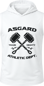 Koszulka na siłownie męska GYM_4 tank top z kapturem