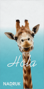Ręcznik sublimowany  70 × 140 cm R_44