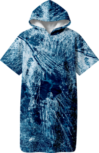 Poncho ręcznik kąpielowy z kapturem plażowy PON_12