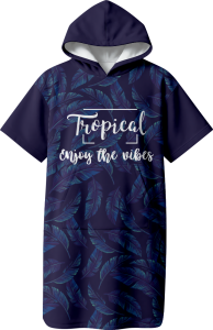 Poncho ręcznik kąpielowy z kapturem plażowy PON_32