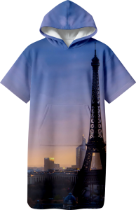 Poncho ręcznik kąpielowy z kapturem plażowy PON_36