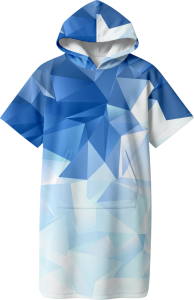 Poncho ręcznik kąpielowy z kapturem plażowy PON_42