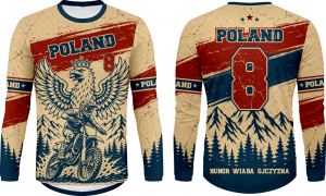 Bluza motocross patriotyczna enduro quad cross orzeł Polska flaga vintage Patriotus cross_212