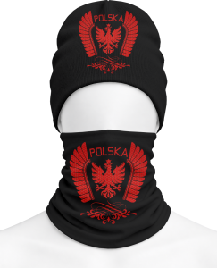 Zestaw patriotyczny czapka i komin polska patriotyzm patriota czk_pat_23