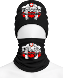 Zestaw patriotyczny czapka i komin polska patriotyzm patriota czk_pat_36