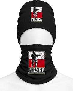 Zestaw patriotyczny czapka i komin polska patriotyzm patriota czk_pat_79 