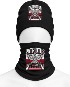 Zestaw patriotyczny czapka i komin polska patriotyzm patriota czk_pat_83