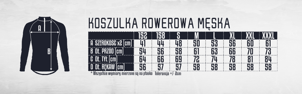 Tabele rozmiarów - ExclusiVSport